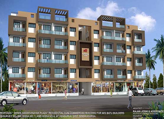 Residential Commercial Architects in Kolhapur | Sidhivinayak Plaza Vengurla